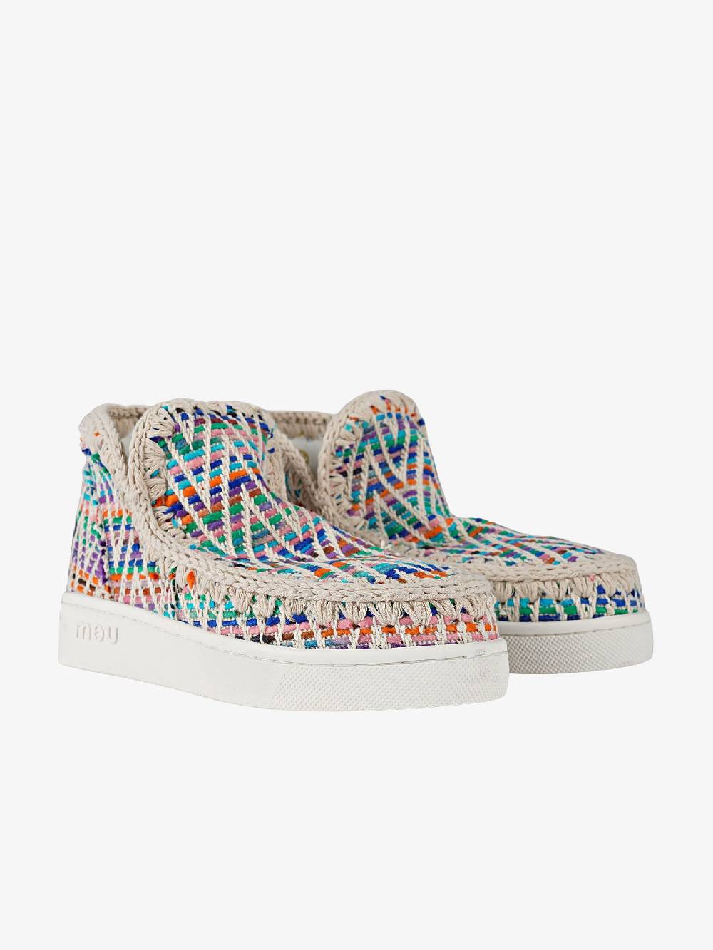 MOU Sneakers Eskimo Summer Donna Intrecciata Multicolore