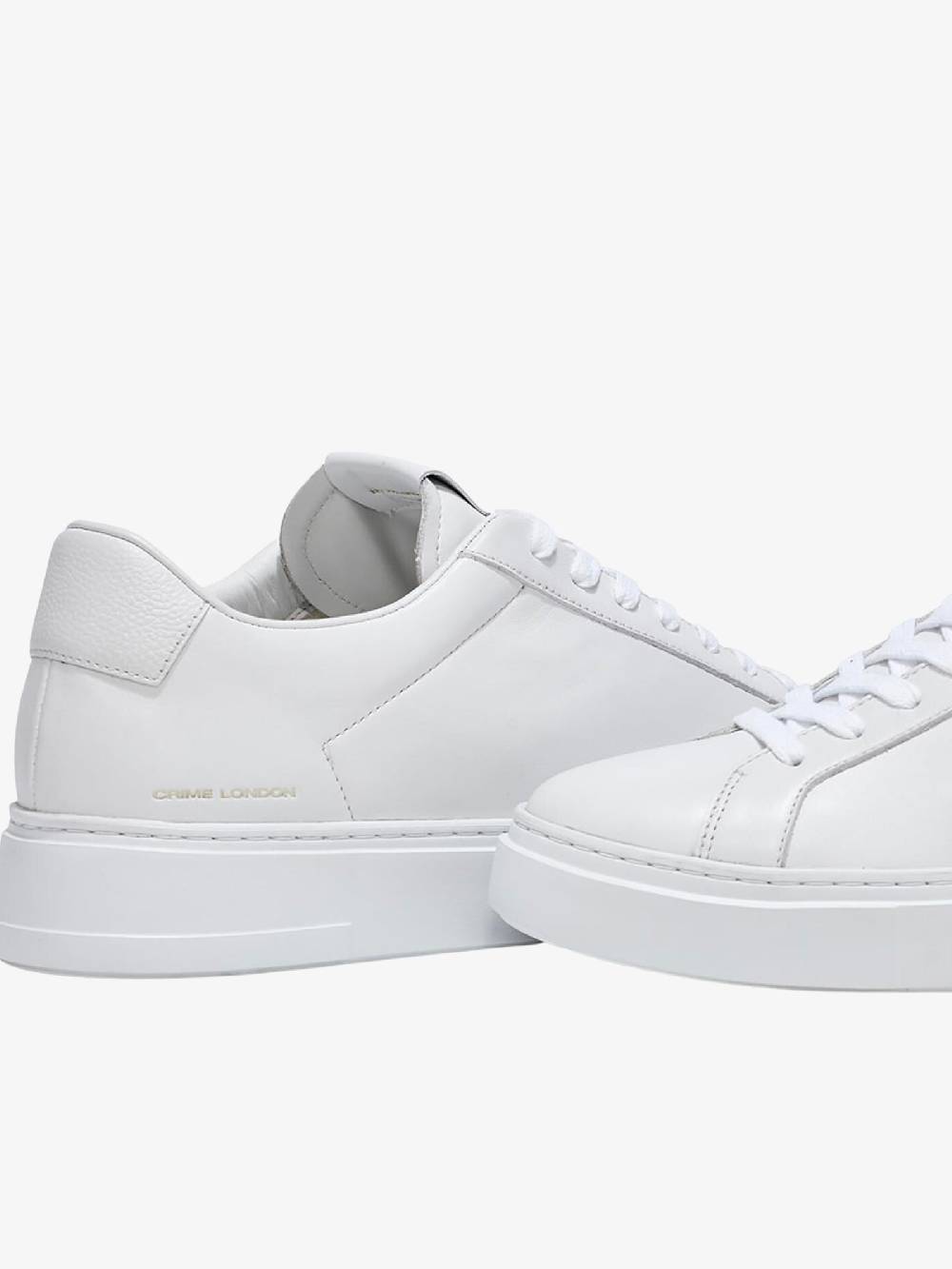 CRIME LONDON Sneakers EXTRALIGHT 13474P Uomo In Pelle Bianca