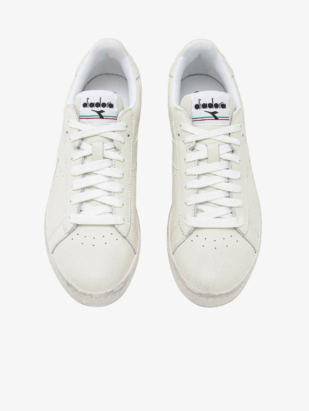 DIADORA Sneakers Game L Low Waxed 501.178301_ Uomo In Pelle Bianco