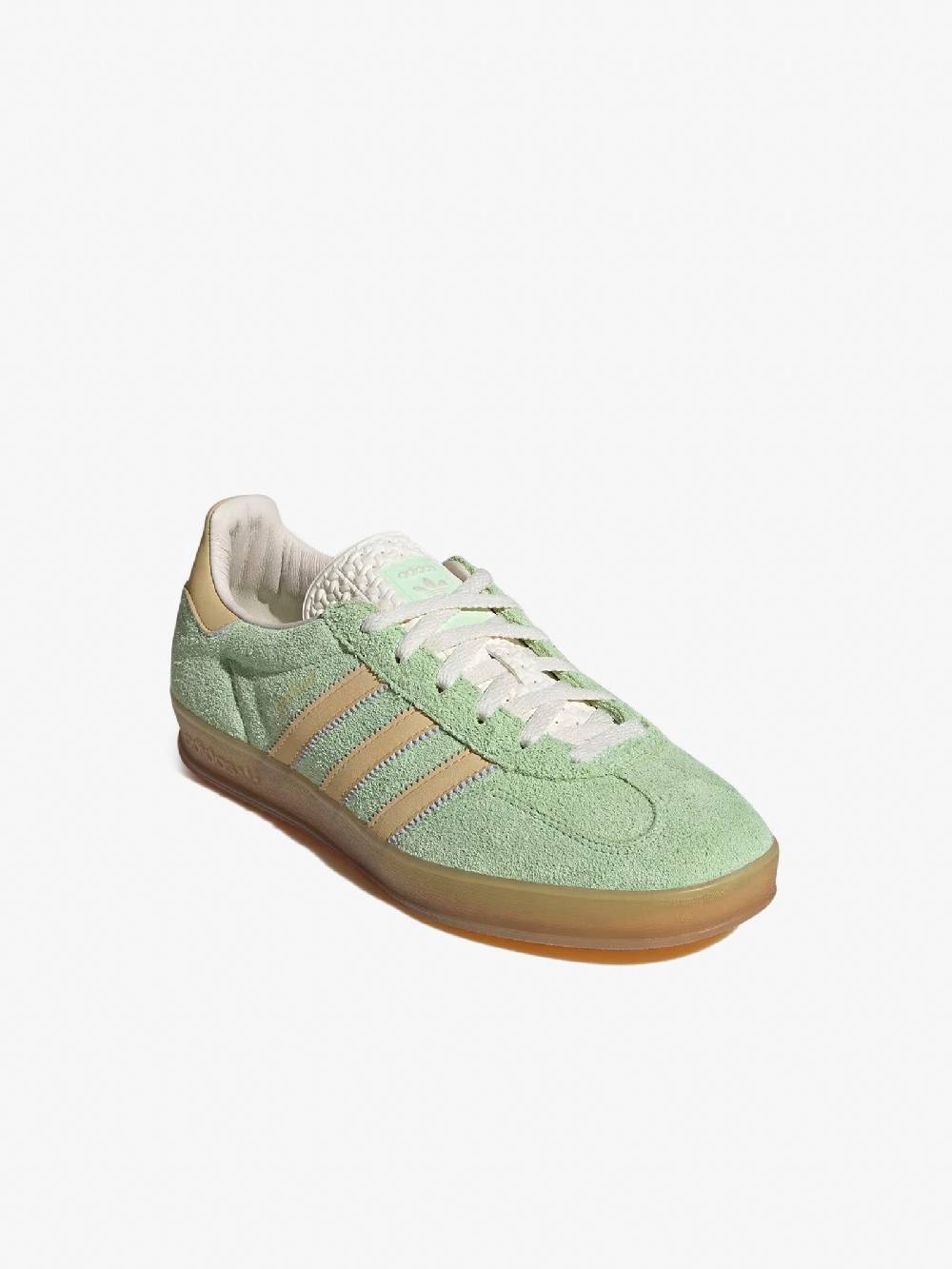 ADIDAS Sneakers Gazelle Indoor IE2948 Unisex In Pelle Morbida Verde