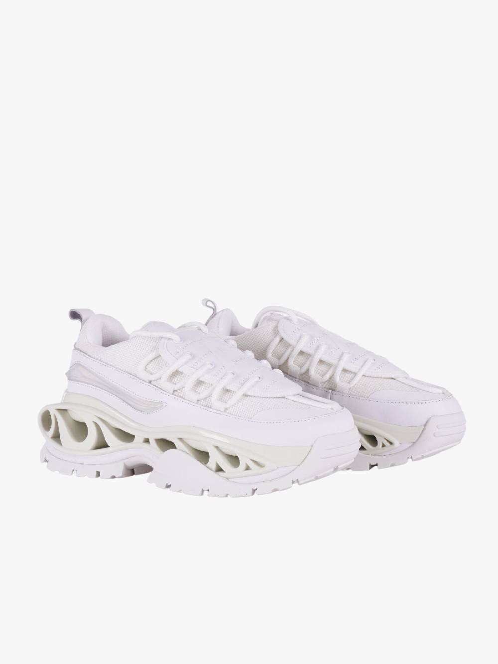 ACUPUNCTURE Sneakers Ginger Lion Uomo In Pelle Bianco Caldo