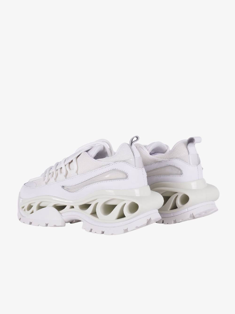 ACUPUNCTURE Sneakers Ginger Lion Uomo In Pelle Bianco Caldo