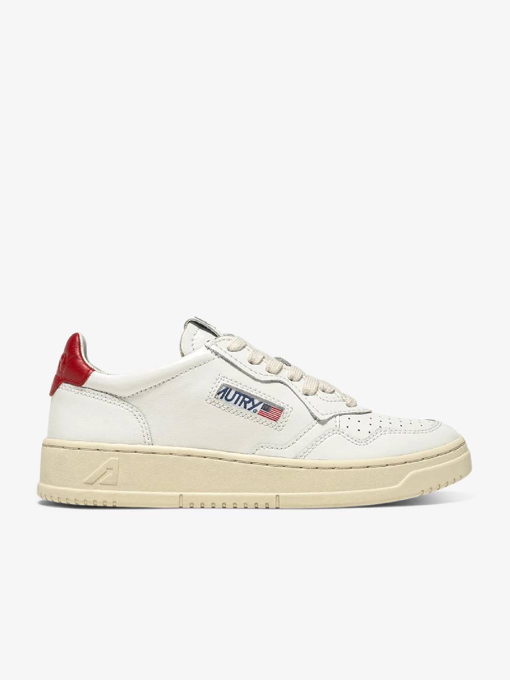 AUTRY Sneakers Medalist Low AULW donna pelle bianco