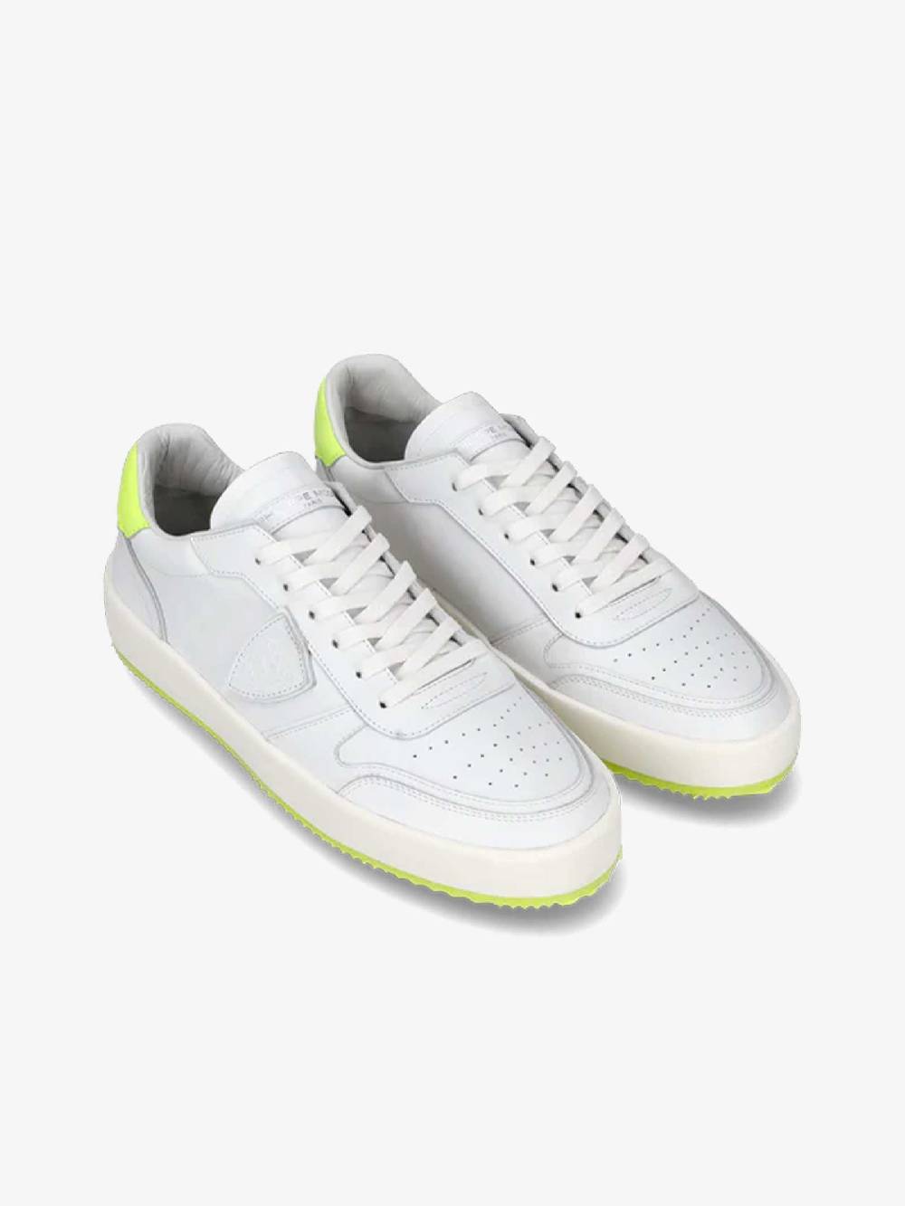 PHILIPPE MODEL Sneakers Nice Low VNLU Uomo Pelle Bianco