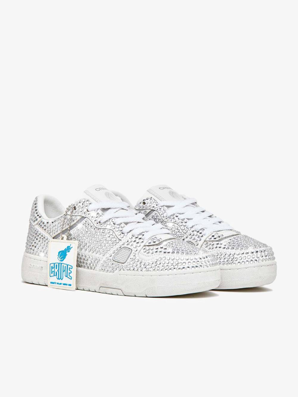 CRIME LONDON Sneakers OffCourt 26304PP5 Donna In Pelle Bianco
