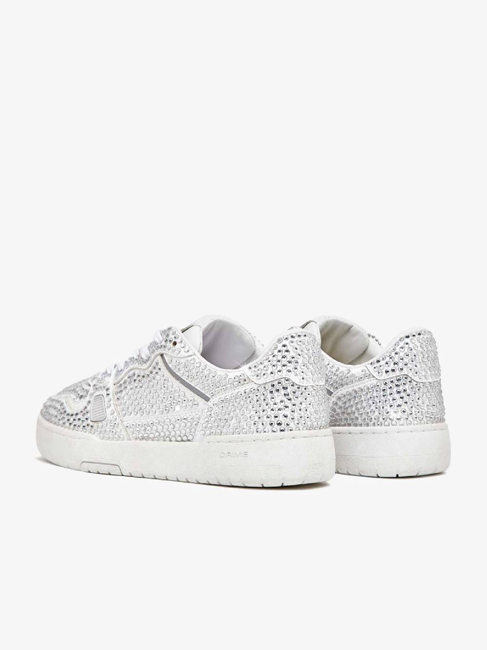 CRIME LONDON Sneakers OffCourt 26304PP5 Donna In Pelle Bianco