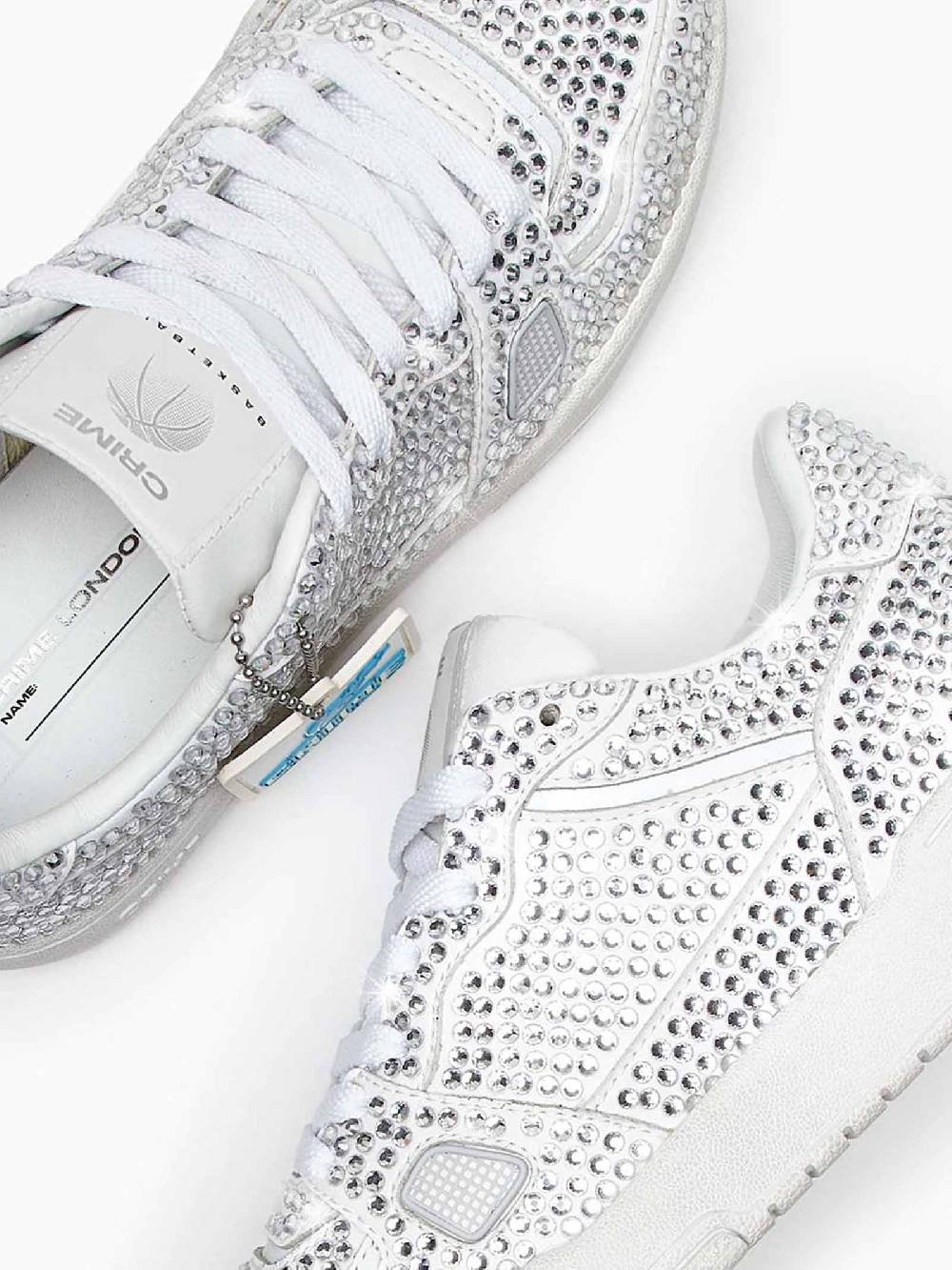 CRIME LONDON Sneakers OffCourt 26304PP5 Donna In Pelle Bianco