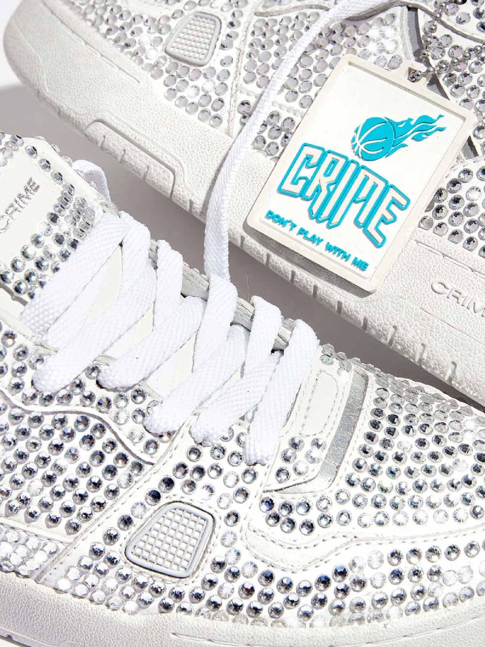 CRIME LONDON Sneakers OffCourt 26304PP5 Donna In Pelle Bianco