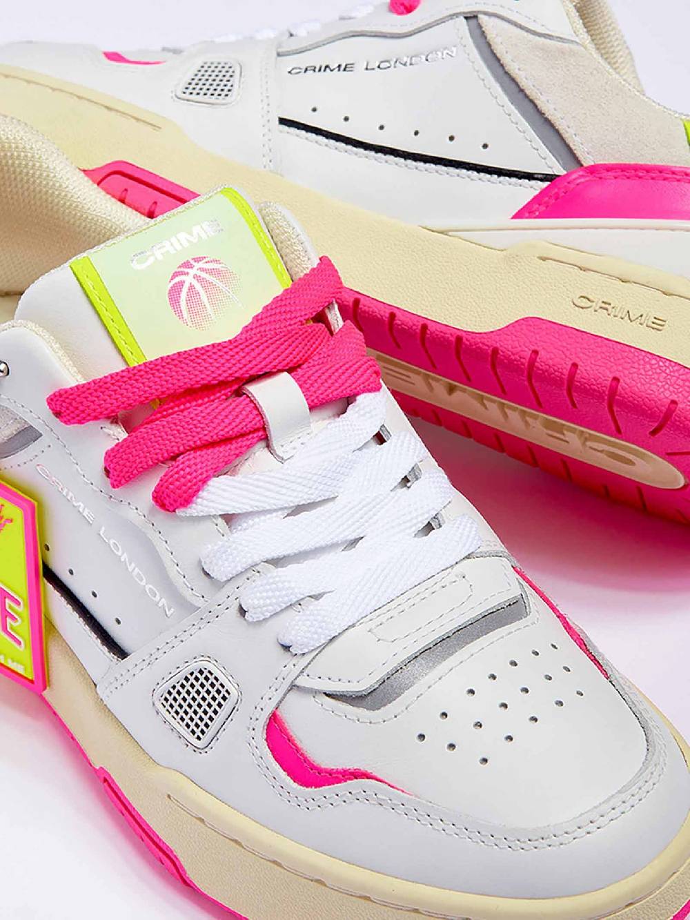 CRIME LONDON Sneakers OffCourt 27301PP6 Donna In Pelle Fucsia