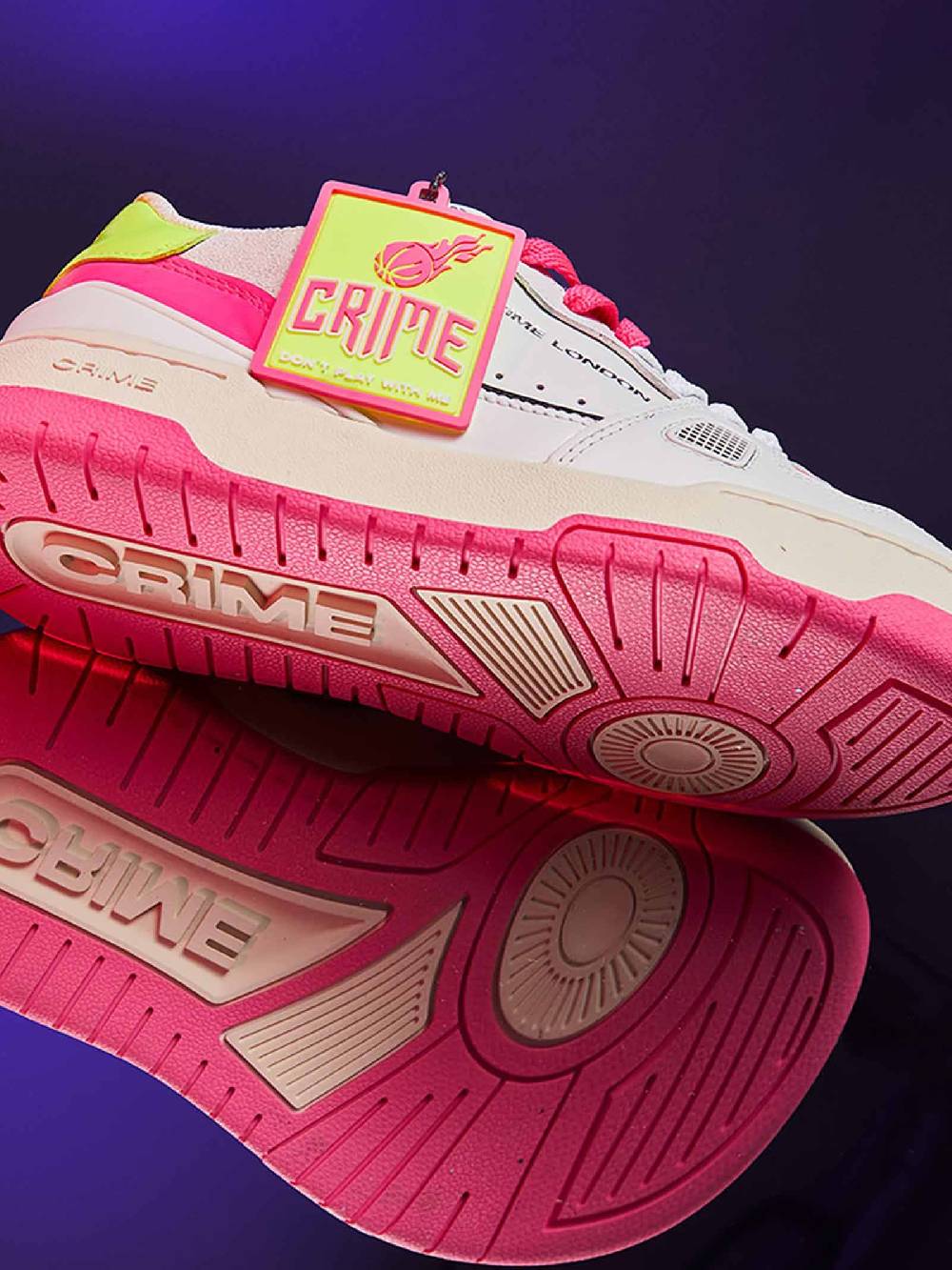 CRIME LONDON Sneakers OffCourt 27301PP6 Donna In Pelle Fucsia