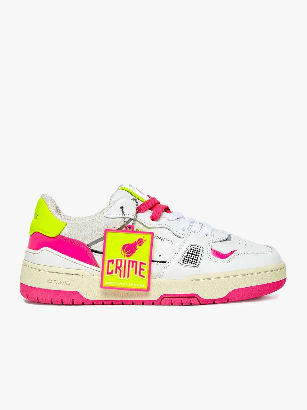 CRIME LONDON Sneakers OffCourt 27301PP6 donna in pelle fucsia