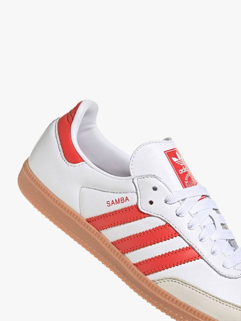 ADIDAS Sneakers Samba OG W IF6513 Unisex Bianco/rosso