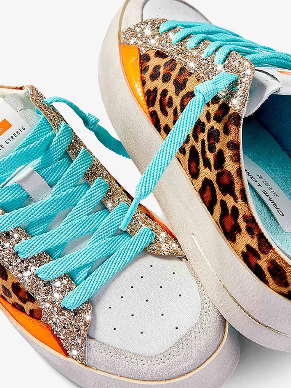 CRIME LONDON Sneakers SK8 DELUXE SABOT 27170PP6 Donna Pelle Multicolor