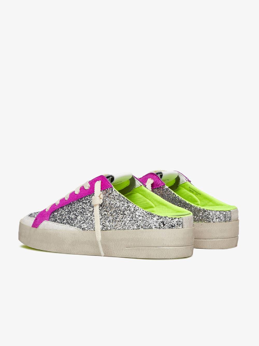 CRIME LONDON Sneakers Sk8Deluxe 27171PP6 Donna In Pelle Multicolore