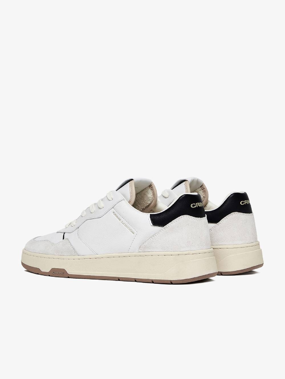 CRIME LONDON Sneakers Timeless 17201PP6 Uomo In Pelle Bianco