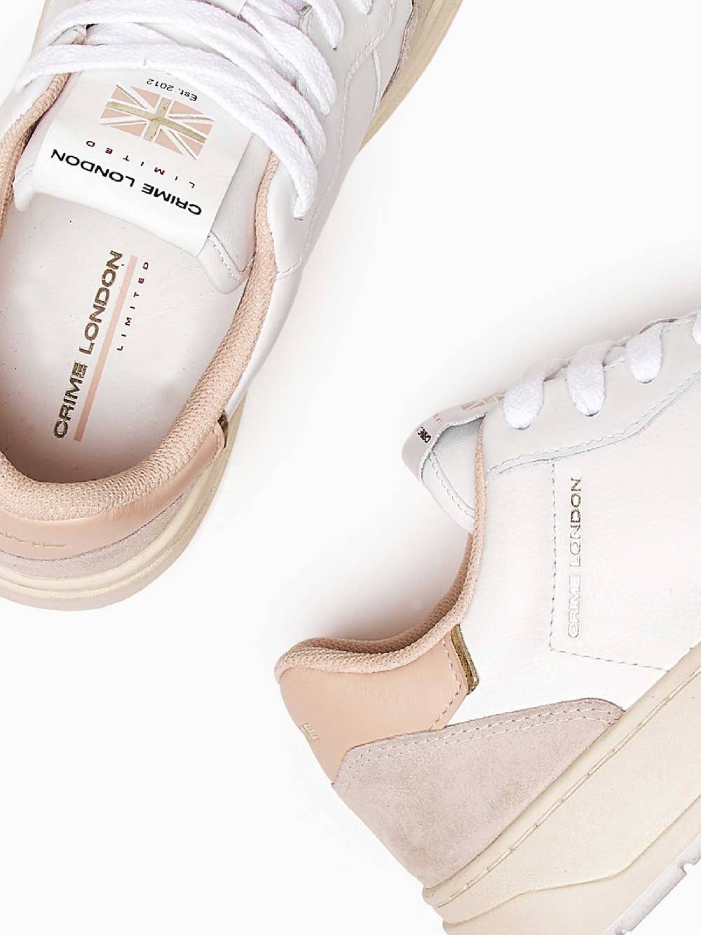 CRIME LONDON Sneakers Timeless 27203PP6 Donna Pelle Bianco