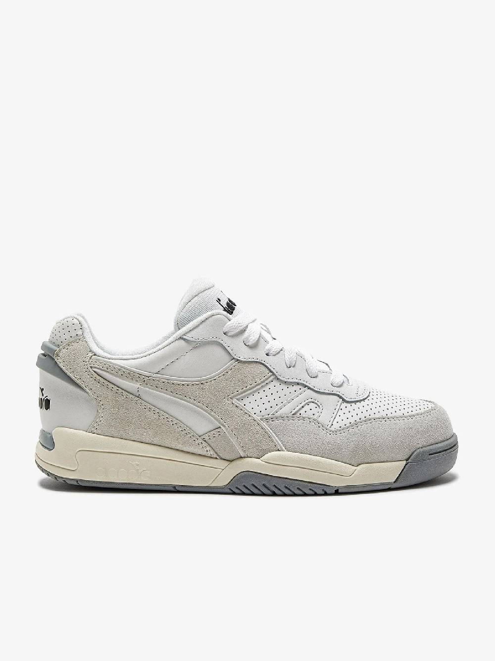DIADORA Sneakers Winner SL 501.179583_C0657 in pelle camoscio bianco