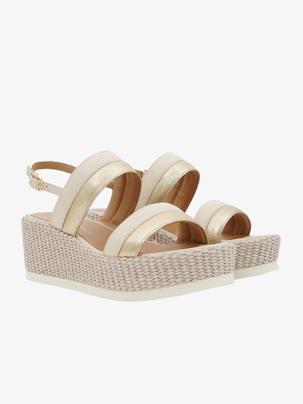 SORELLI Sandali Con Zeppa 2159 Jil Donna Laminato