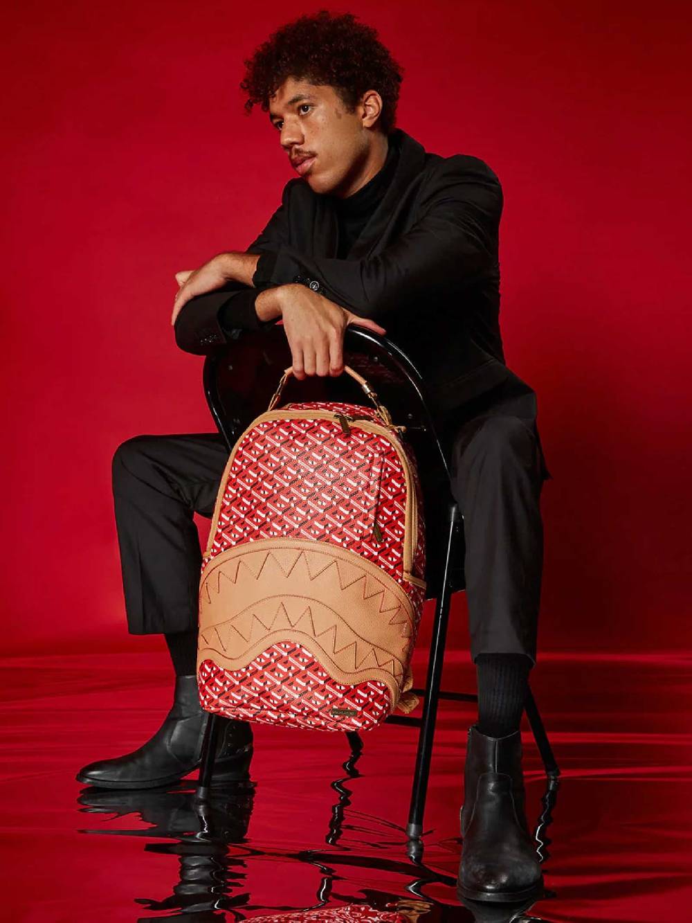 SPRAYGROUND Zaino 3DSG 910B5432NSZ Rosso