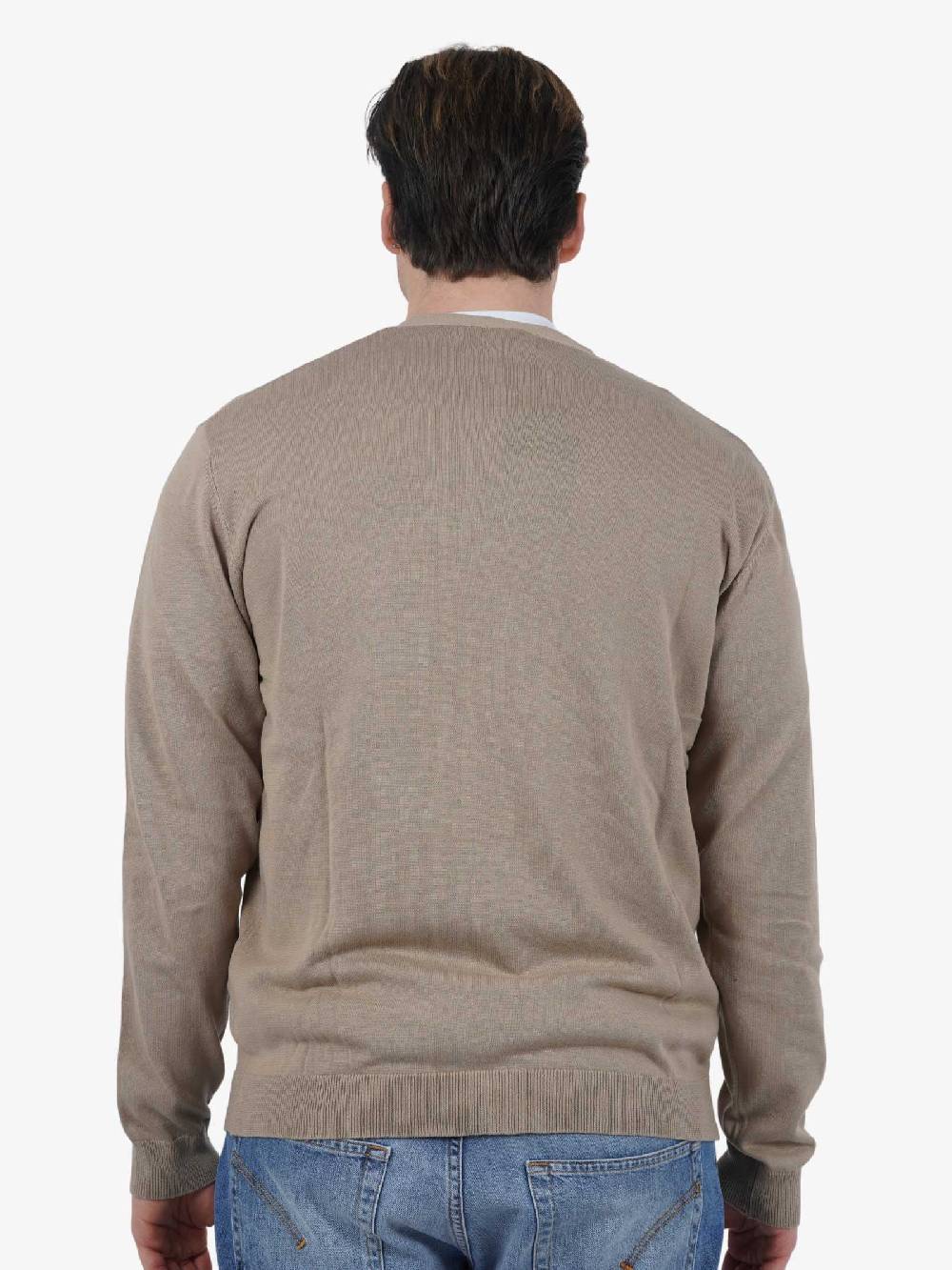 SSEINSE Cardigan ME2659SS Uomo Cotone Beige