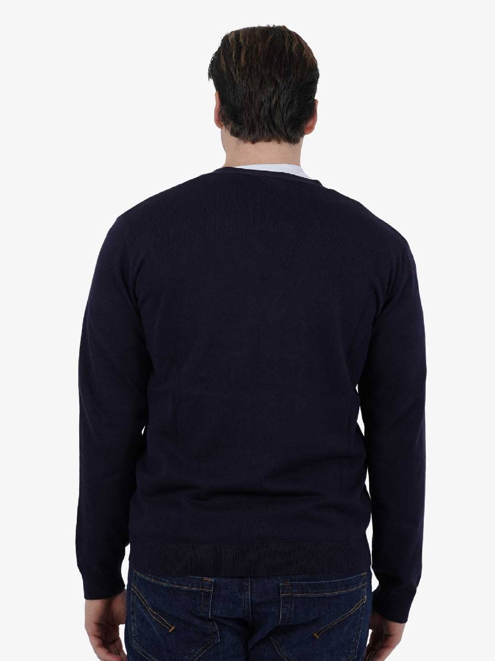 SSEINSE Cardigan ME2659SS Uomo Cotone Blu