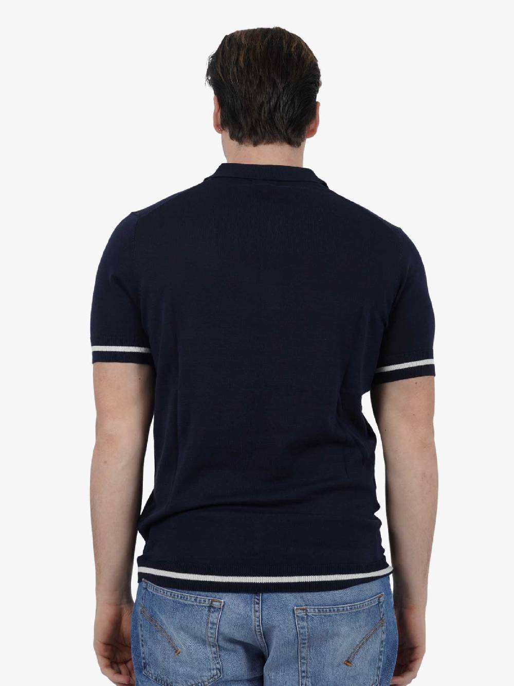 SSEINSE Polo Maglia M/M ME2715SS Uomo Cotone Blu