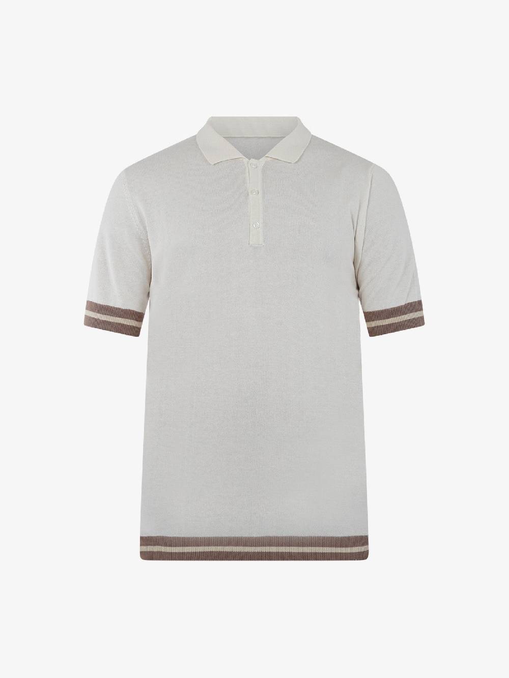 SSEINSE Polo Maglia M/M ME2715SS Uomo Cotone Panna