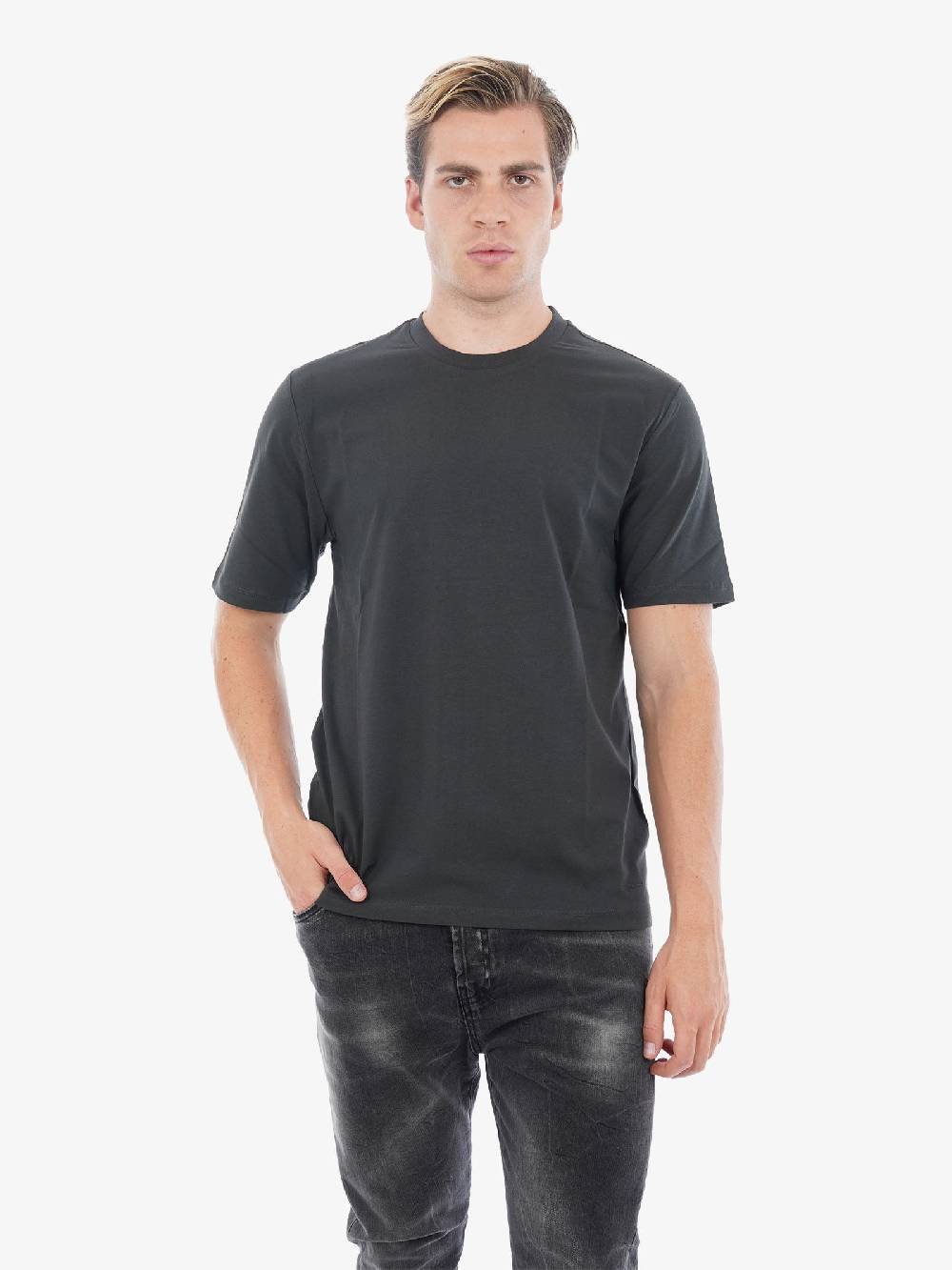 SSEINSE T-shirt 2533 Uomo In Cotone Asfalto