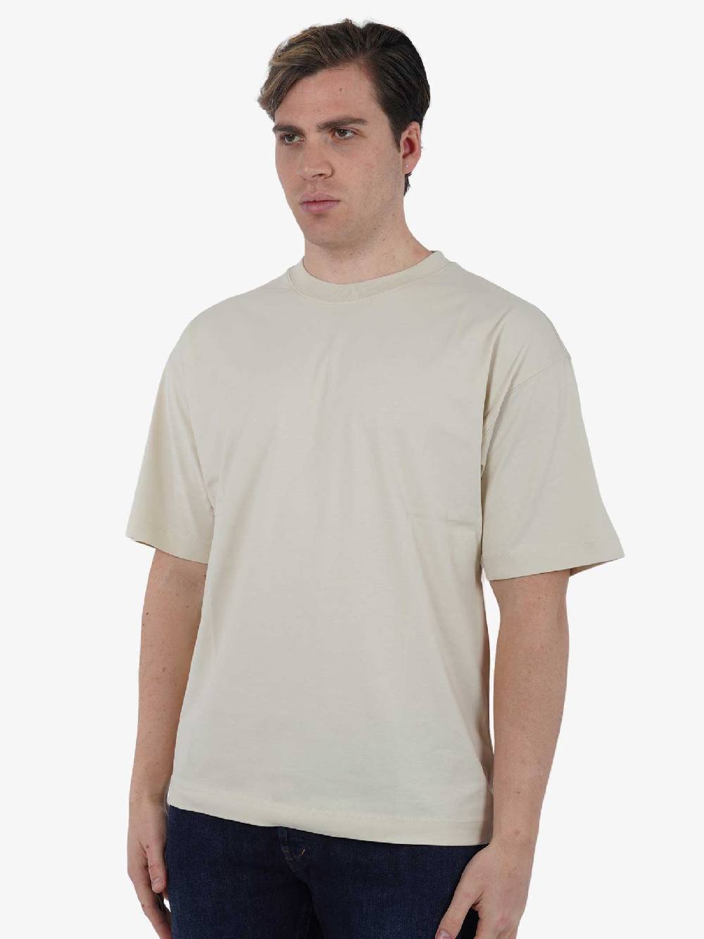 SSEINSE T-shirt M/M TE2656SS Uomo Cotone Beige