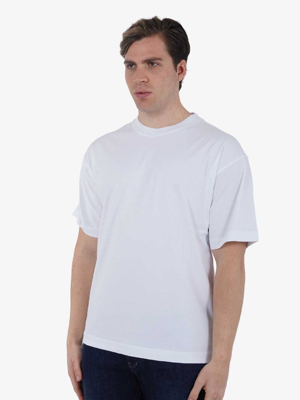SSEINSE T-shirt M/M TE2656SS Uomo Cotone Bianco