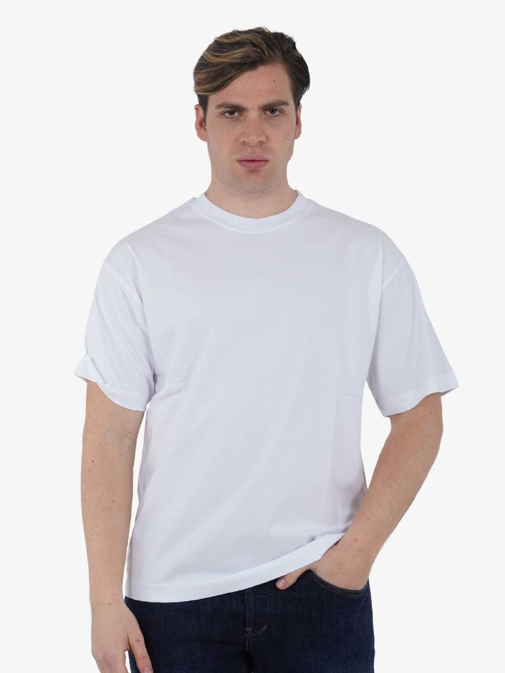 SSEINSE T-shirt M/M TE2656SS uomo cotone bianco