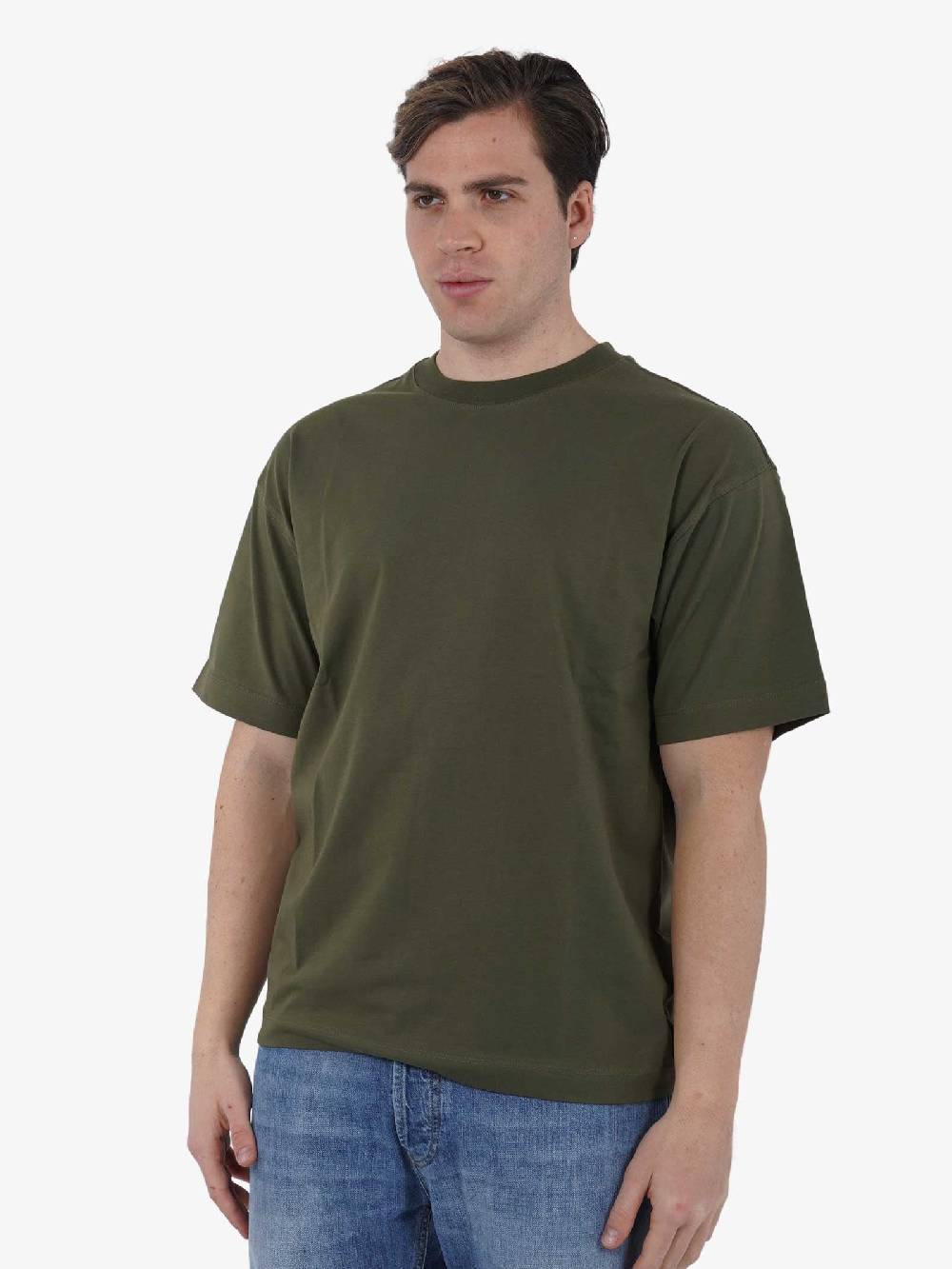 SSEINSE T-shirt M/M TE2656SS Uomo Cotone Militare