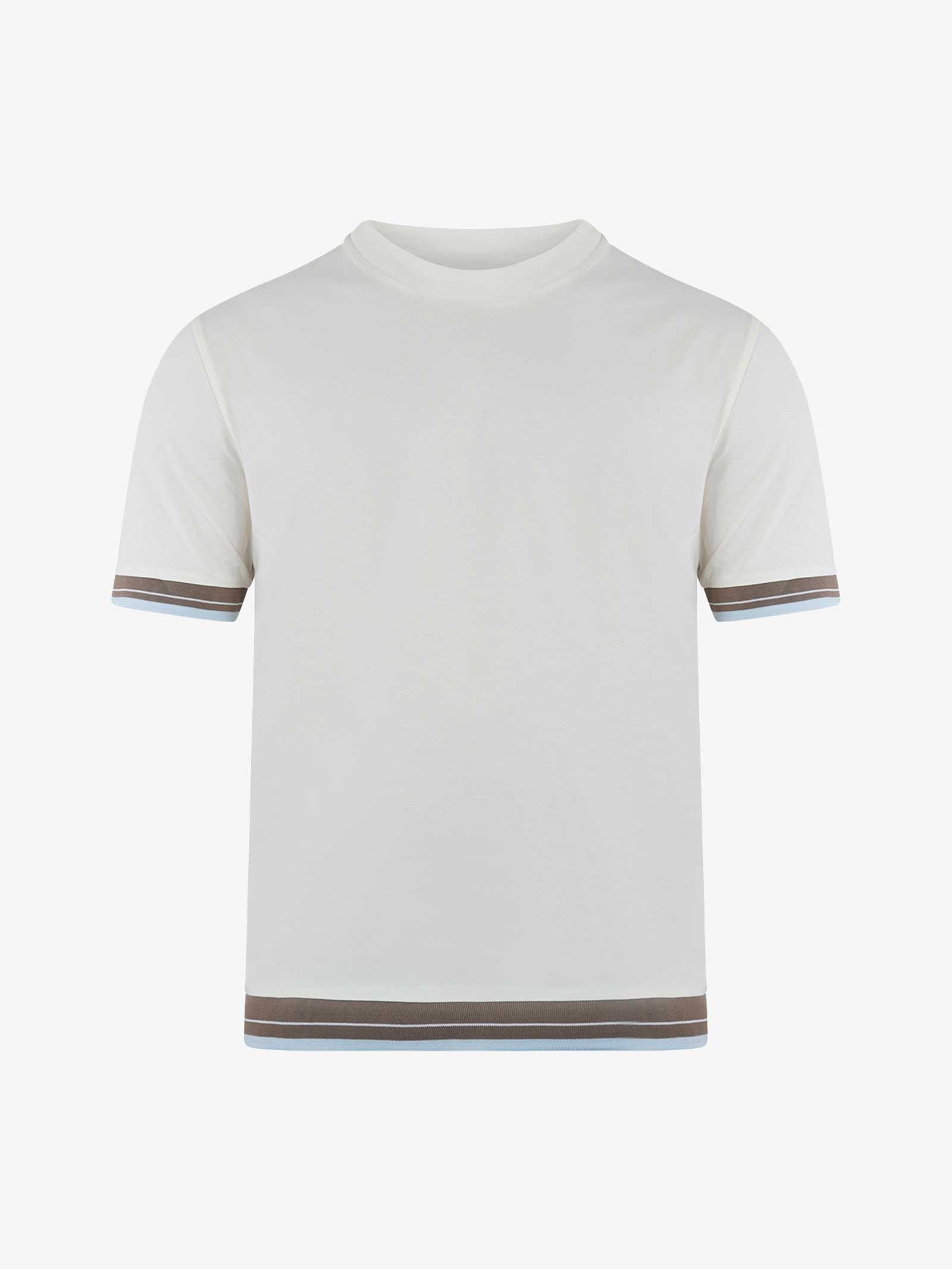 SSEINSE T-shirt M/M TE2676SS Uomo Cotone Panna