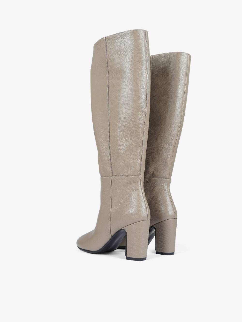 ISABEL FERRANTI Stivale CAS1 Donna In Pelle Bottolata Beige