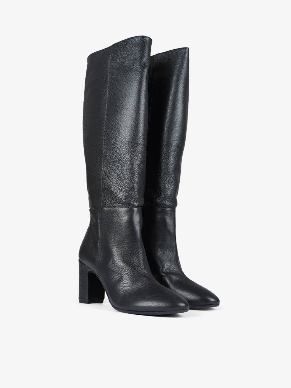 ISABEL FERRANTI Stivale CAS1 Donna In Pelle Bottolata Nero