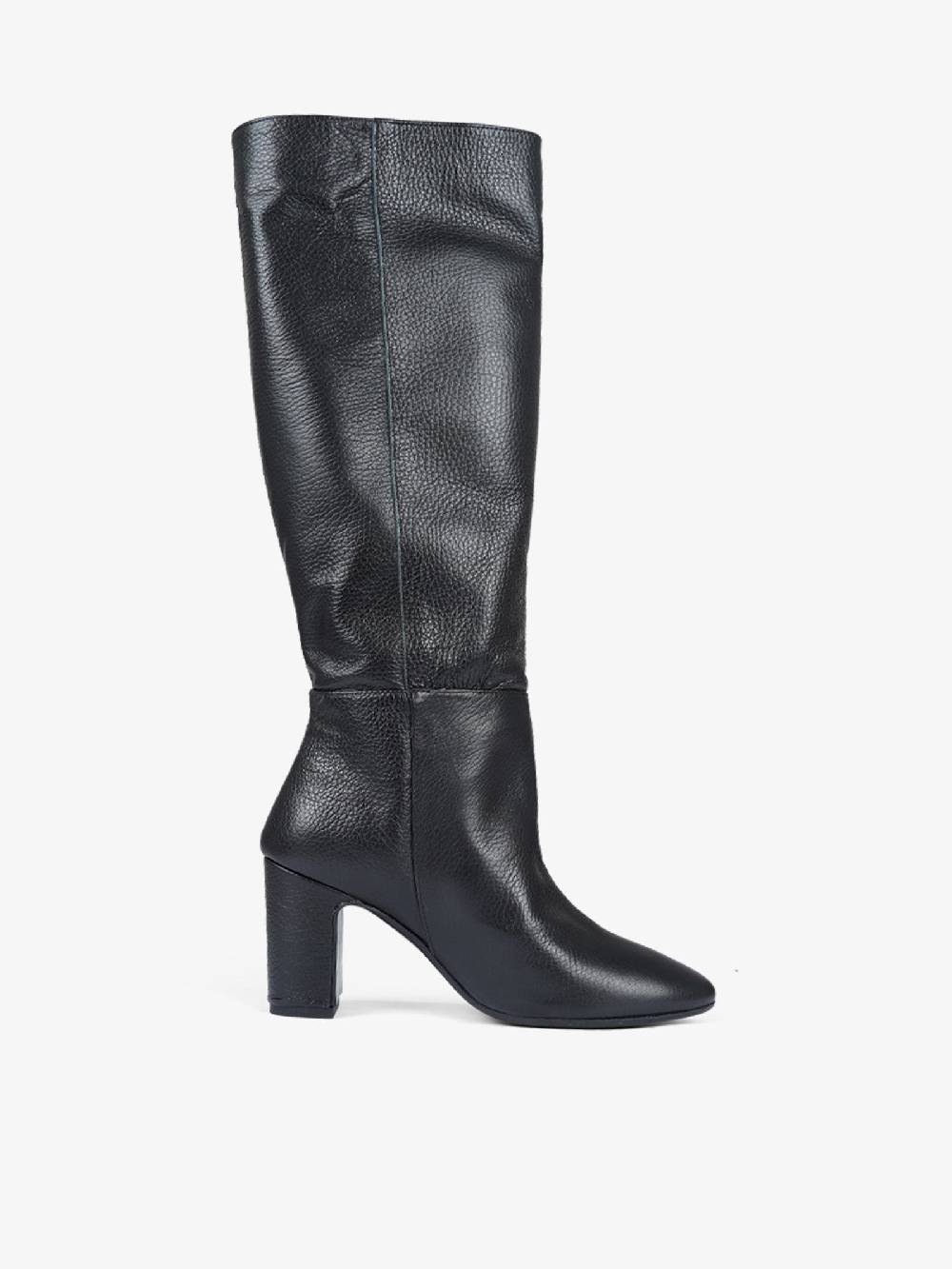 ISABEL FERRANTI Stivale CAS1 Donna In Pelle Bottolata Nero