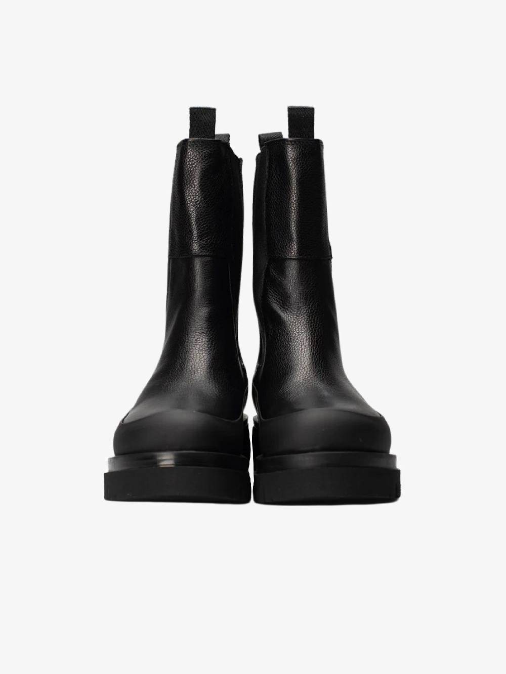 CARMENS Stivaletti Bowie Shell Donna In Pelle Bottolato Nero