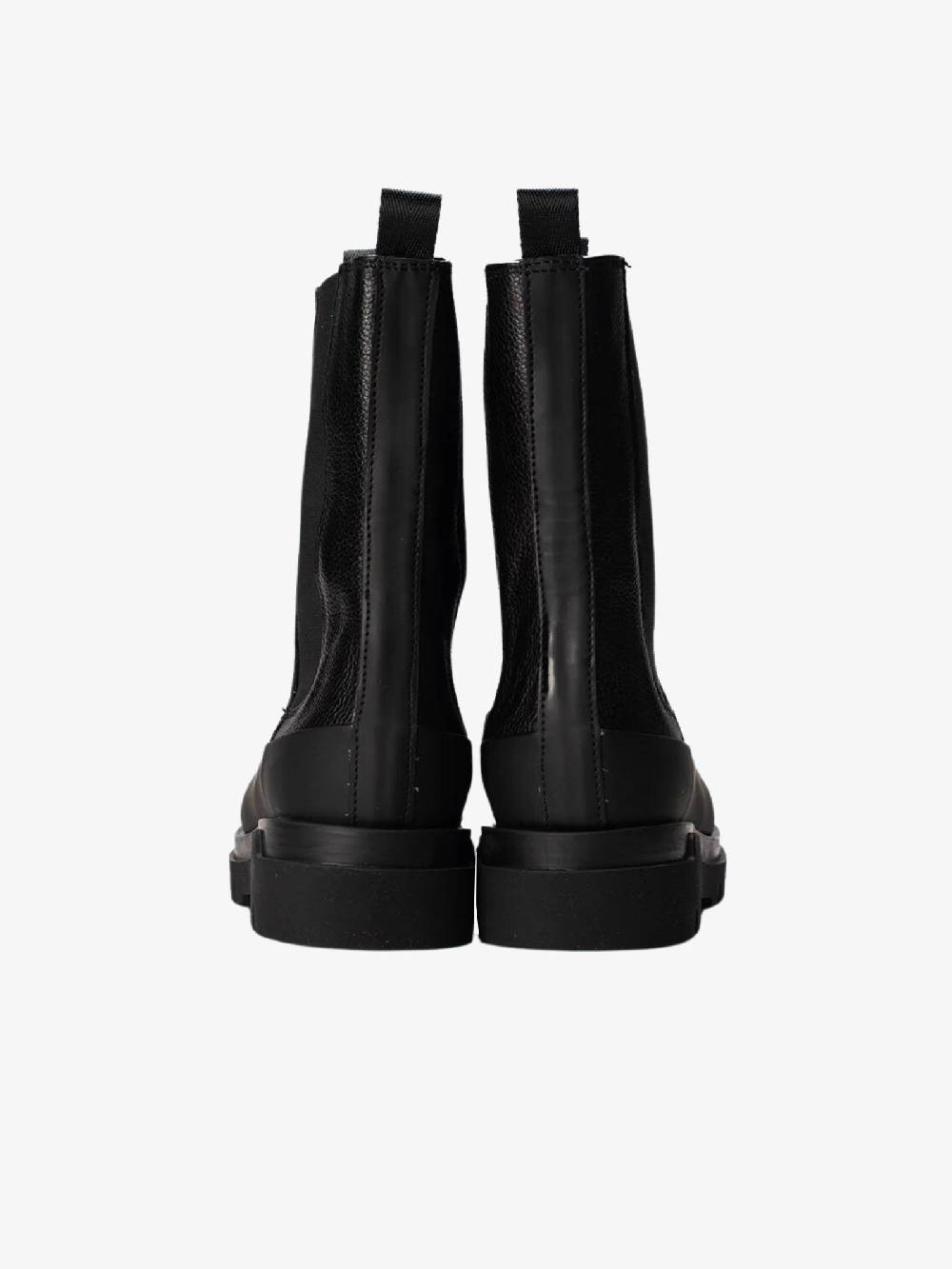 CARMENS Stivaletti Bowie Shell Donna In Pelle Bottolato Nero