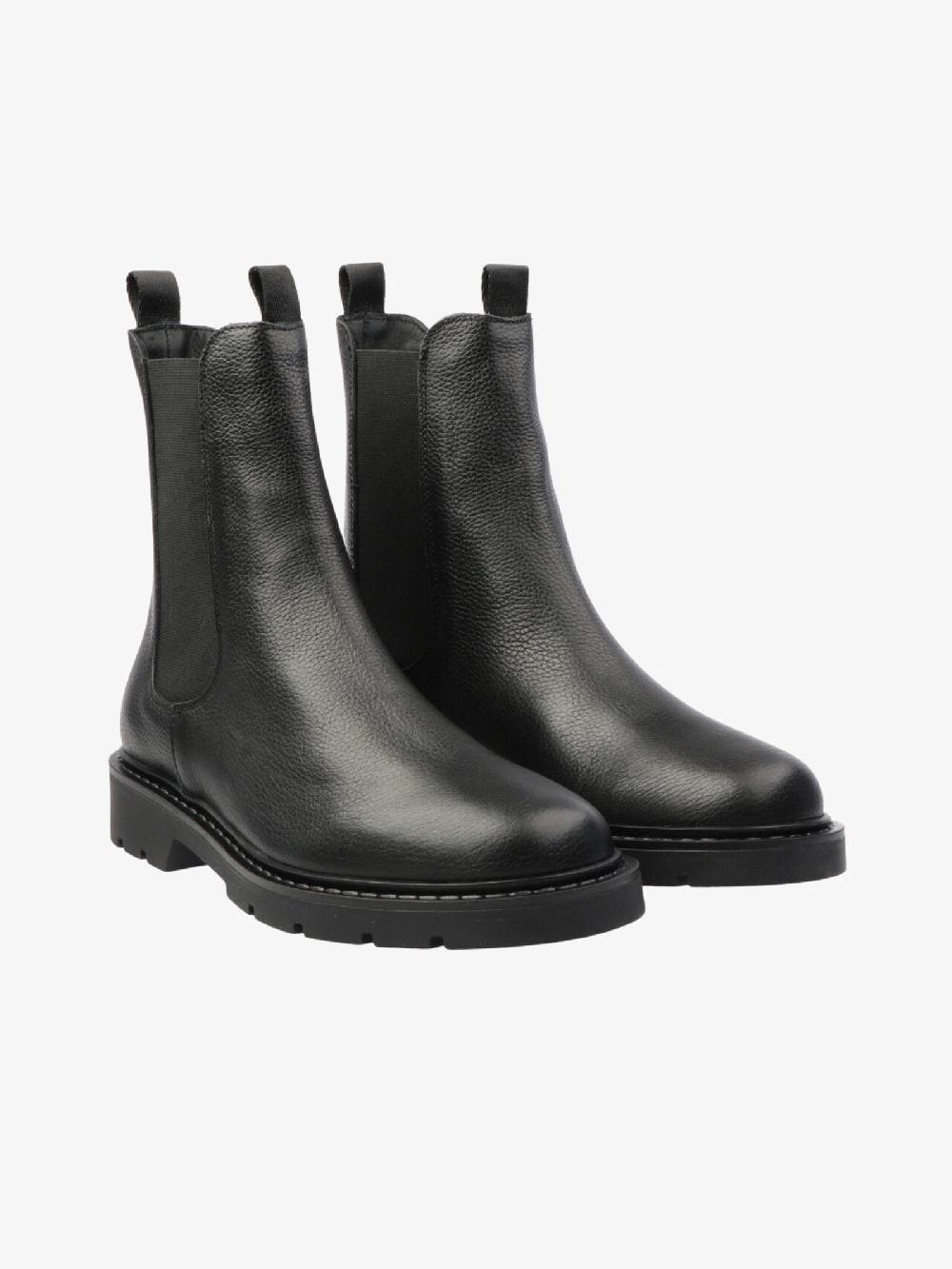 CARMENS Stivaletti Brit Daily Donna In Pelle Liscia Nero