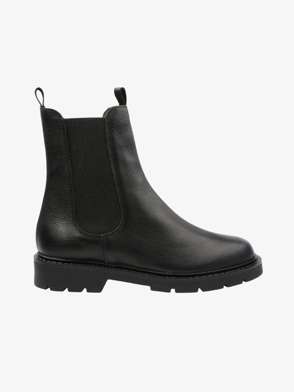 CARMENS Stivaletti Brit Daily donna in pelle liscia nero