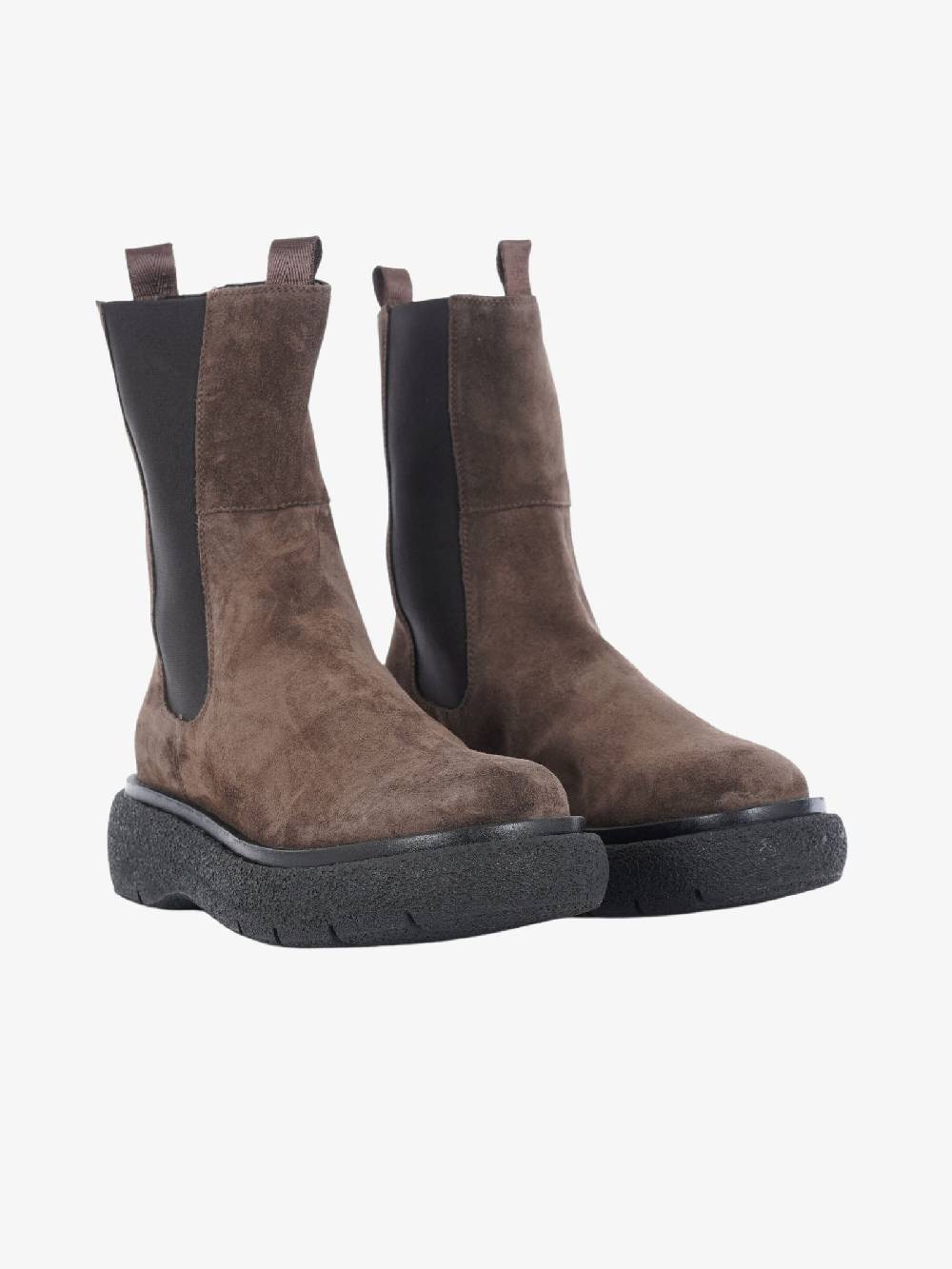 CARMENS Stivaletti Chelsea Sophie A50024 Donna In Pelle Di Camoscio Moka