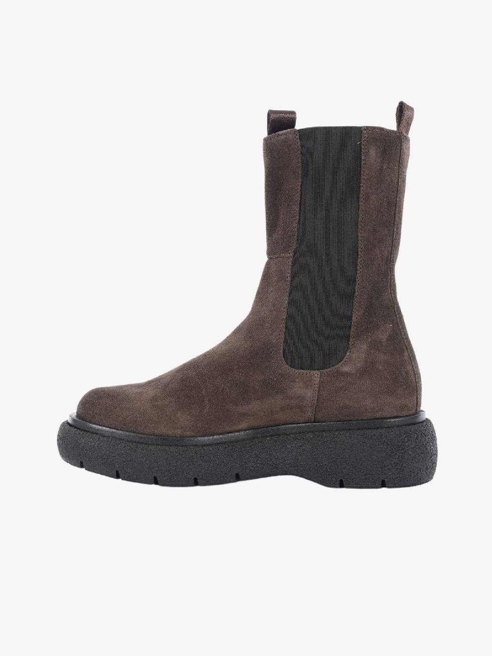 CARMENS Stivaletti Chelsea Sophie A50024 Donna In Pelle Di Camoscio Moka