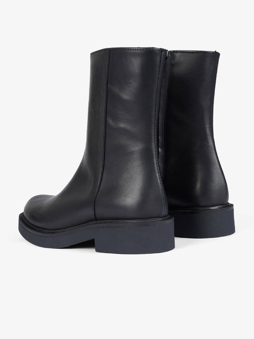 GIANLUCA GIORDANO Stivaletti F058-552 Donna In Pelle Di Vitello Nero