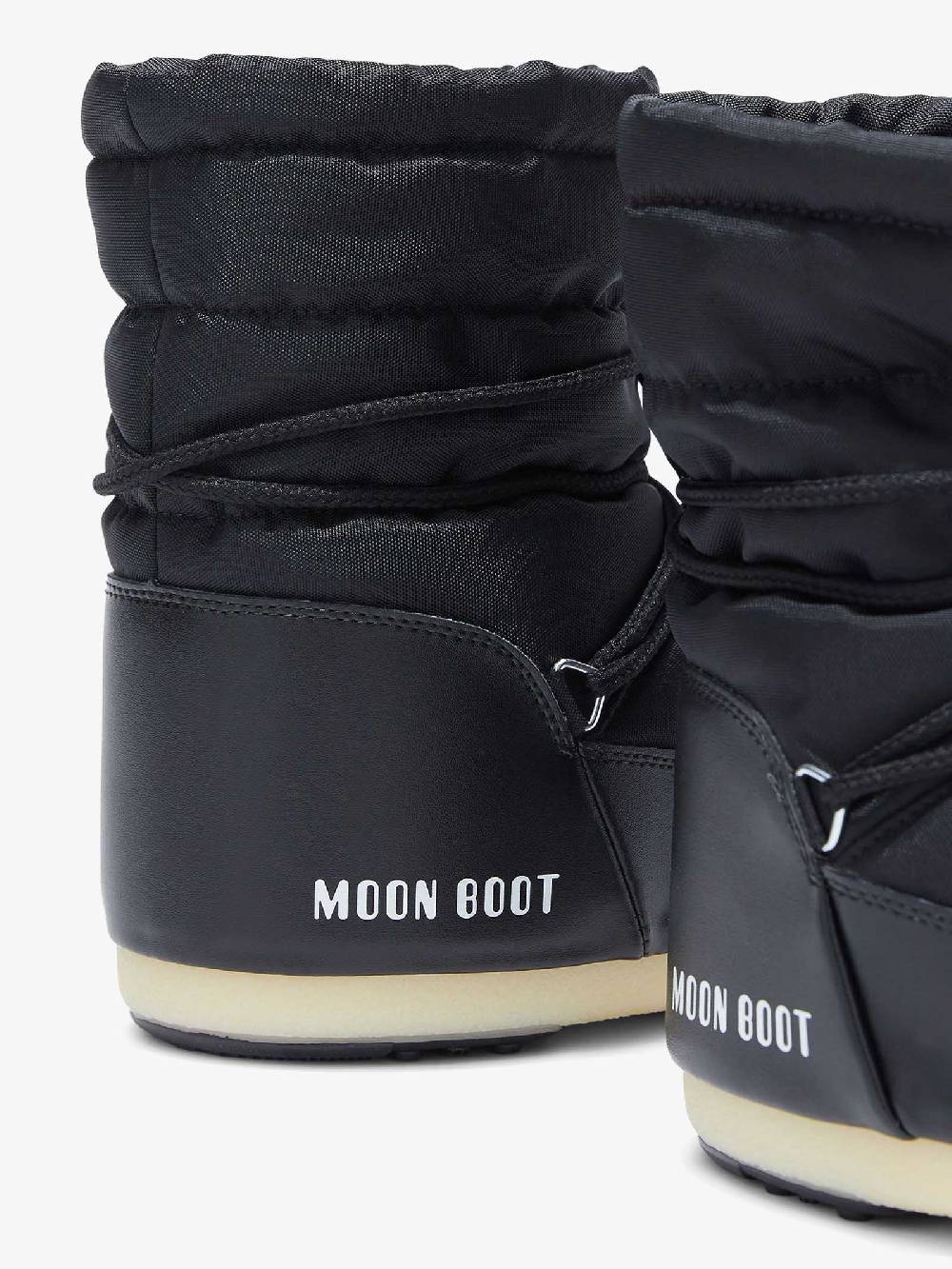 MOON BOOT Stivaletti Icon Light Low Donna In Nylon 001 Nero