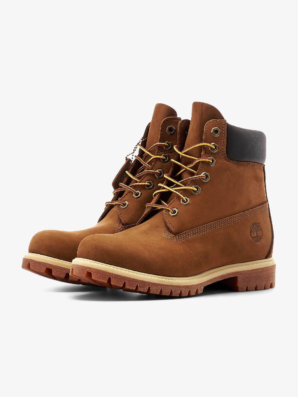 TIMBERLAND Stivaletti Premium 6-Inch TB072066 Uomo Pelle Beige