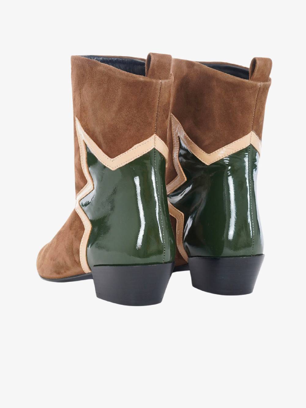 MARC ELLIS Stivaletti Texani MT-257 Donna Camoscio Bruciato