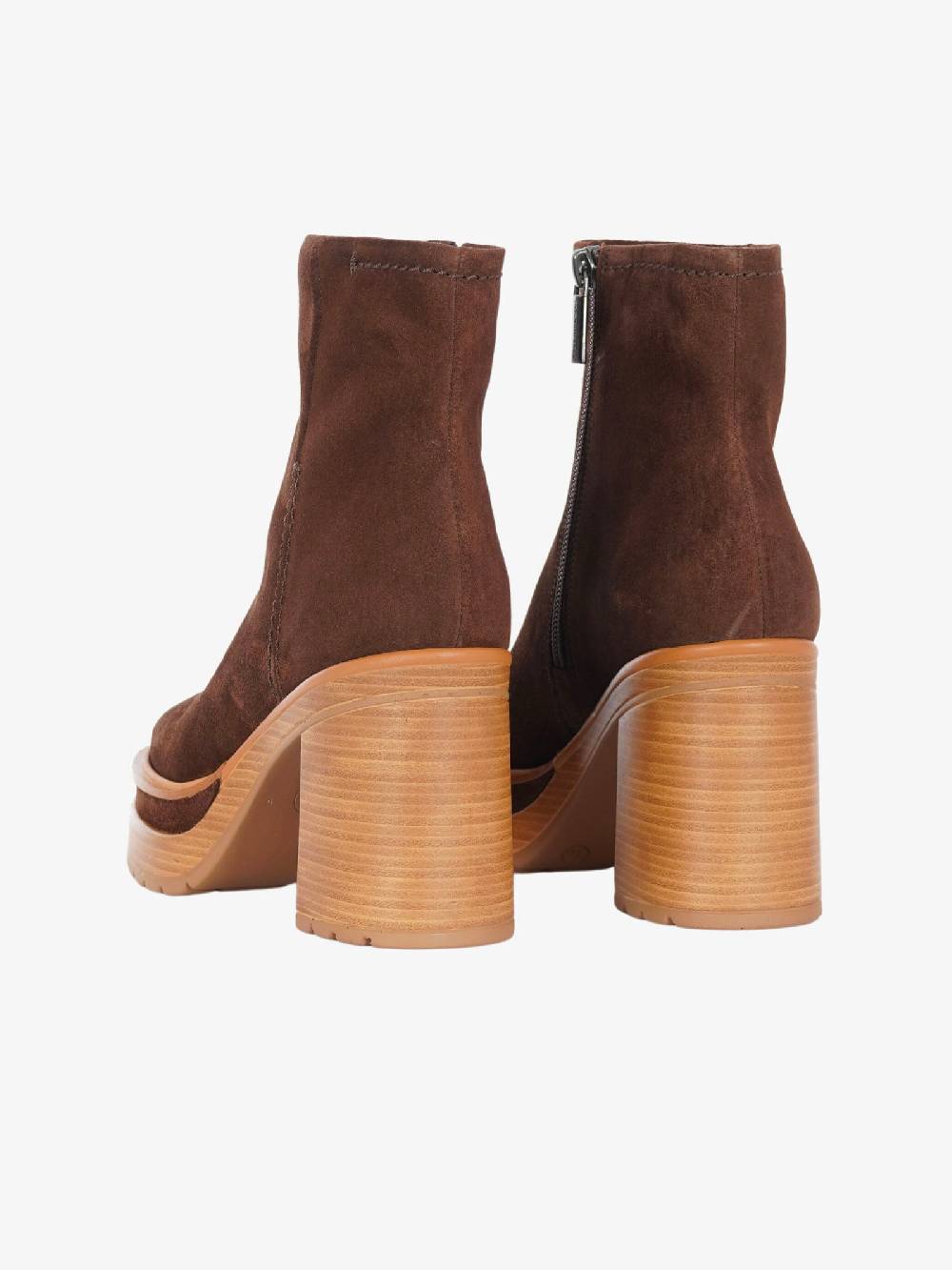 PONS QUINTANA Stivaletto Ofelia Botin 10577 Donna Ebano Velour