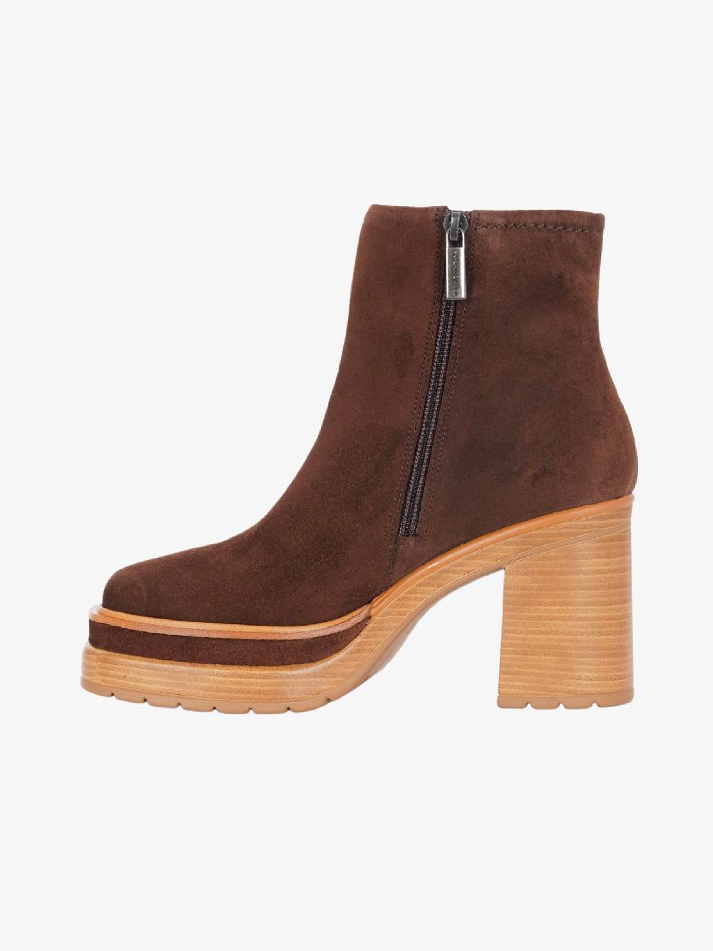 PONS QUINTANA Stivaletto Ofelia Botin 10577 Donna Ebano Velour