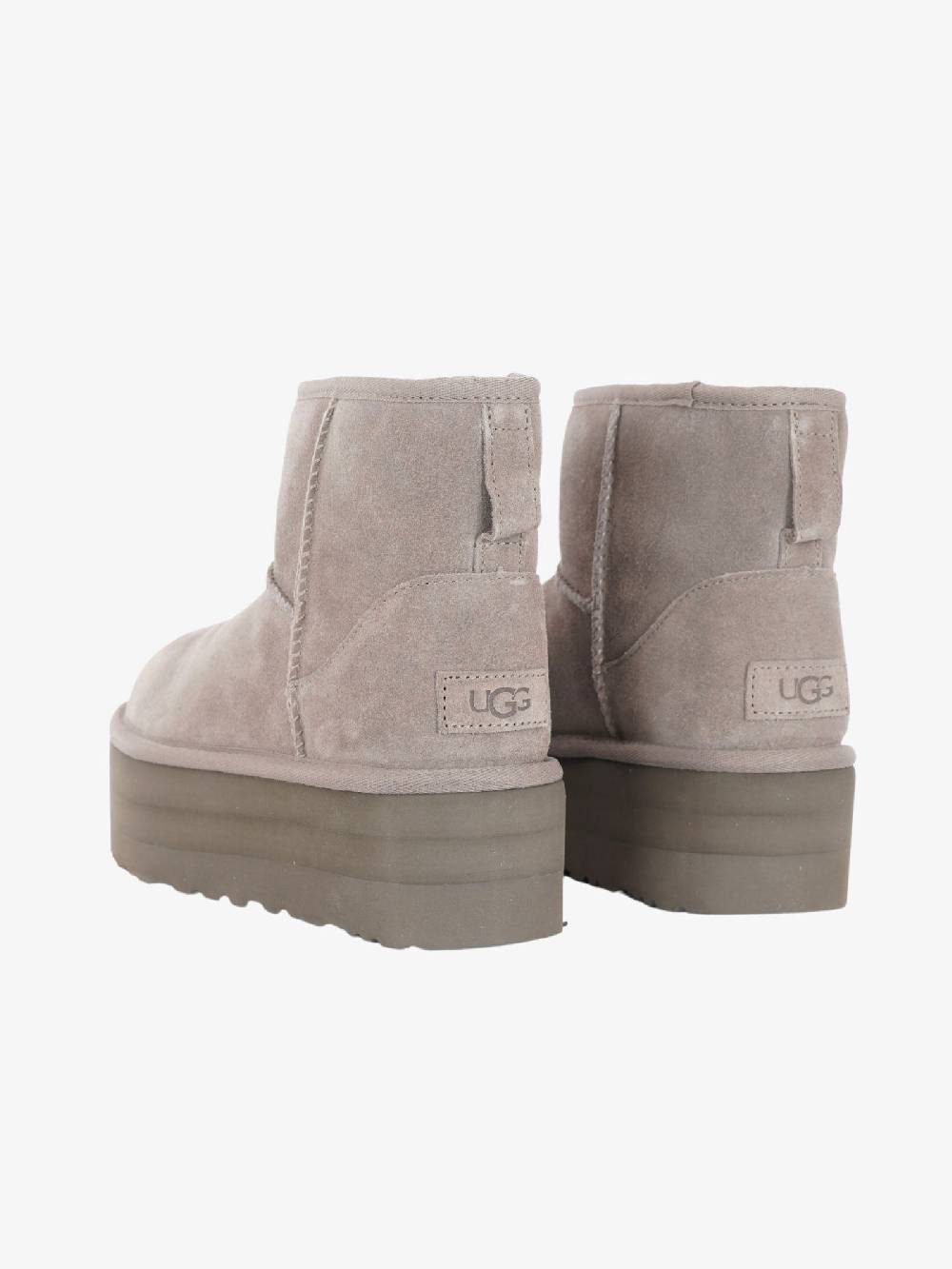 UGG Stivali Con Plateau Classic Mini 1134991 Donna Grigio/marrone