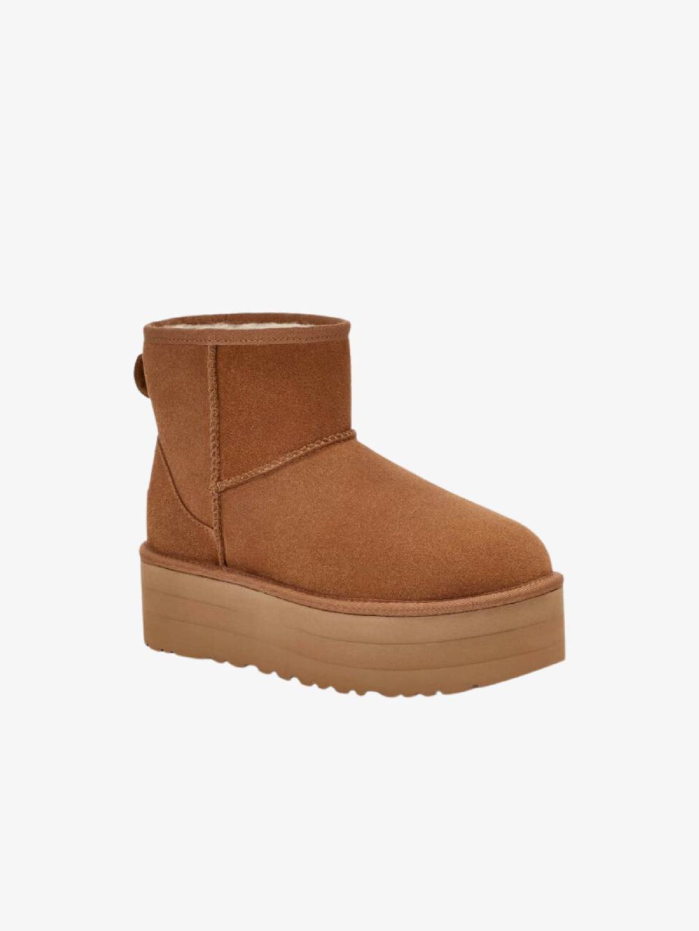 UGG Stivali Con Plateau Classic Mini 1134991 Donna Marrone